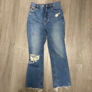 Abercrombie & Fitch Ultra high rise kick flare jeans